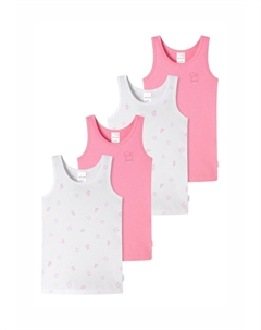 Нижняя рубашка 4ER PACK, белый Schiesser