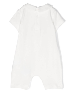 Ромпер с принтом Teddy Bear, белый Moschino kids