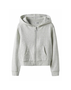 Толстовка на молнии NKFMILLE UNB, серый Name it