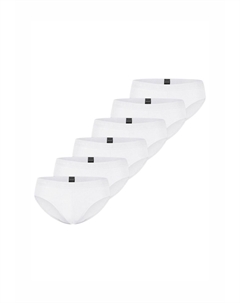 Трусы-брифы 6ER PACK, белый Schiesser