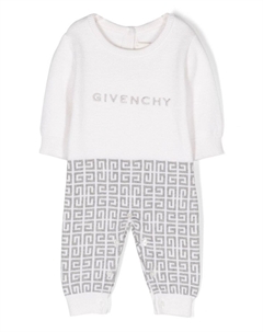 Kids ромпер с логотипом, белый Givenchy