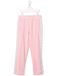 Спортивные брюки с принтом на лампасах, розовый Golden goose kids