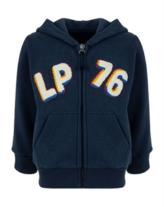 Худи с вышитым логотипом, синий Lapin house