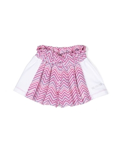Шорты с узором шеврон, розовый Missoni kids