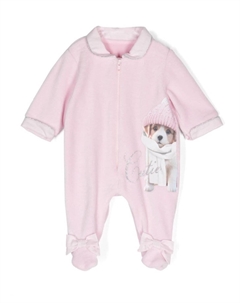 Пижама с бантом и принтом, розовый Lapin house