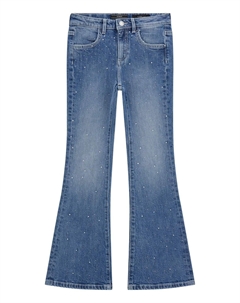 Джинсы Bootcut FLARED STRASS, синий Guess