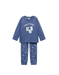Пижама, темно-синий Mango kids