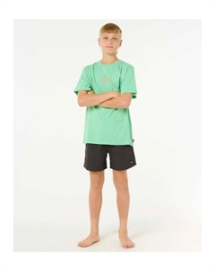 Футболка с принтом RAW ENERGY SKULL, зеленый Rip curl