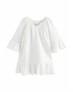 Повседневное платье REGULAR FIT, белый Next