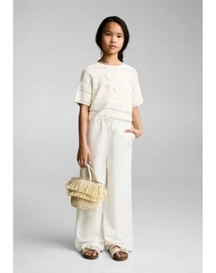 Брюки, белый Mango kids