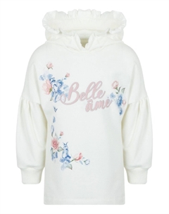 Платье с оборками и графичным принтом, белый Lapin house