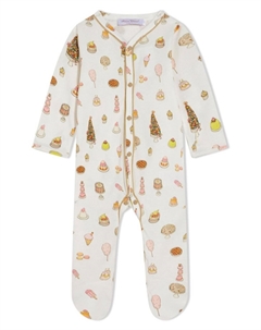 Пижама Sweetie Pie из органического хлопка, серый Atelier choux