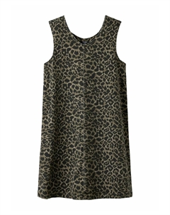 Платье из денима LEOPRINT, бежевый Two soon