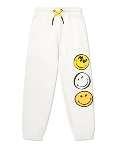 Спортивные брюки из коллаборации с SmileyWorld, белый Marc jacobs kids