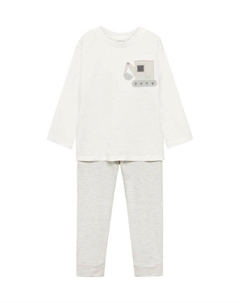 Пижама GRUA SET, слоновая кость Mango kids