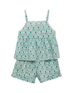 Пижама HOJAB SET, зеленый Mango kids