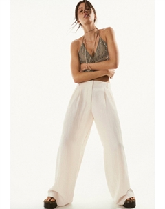 Брюки DARTED-SMART, бежевый Pull & bear