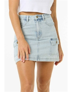 Мини-юбка Denim skirt, синий Rip curl