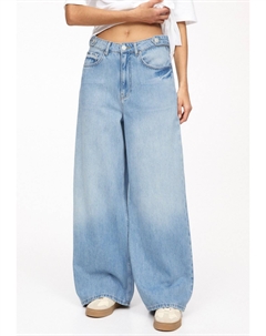 Мешковатые джинсы TAB DETAIL, цвет Blue Denim Pull & bear