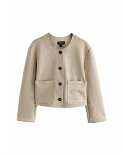 Куртка из искусственной кожи TALL FIT, бежевый Next