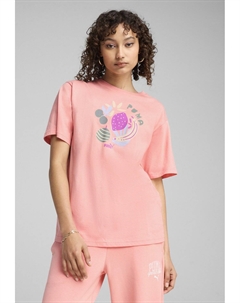 Рубашка с принтом RELAXED, розовый Puma