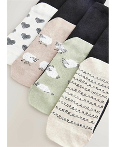 Носки 4 PACK, бежевый Next