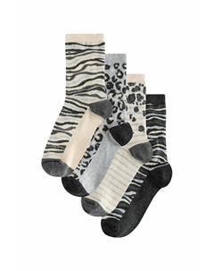 Носки 4 PACK, черный Next