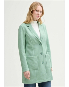Классическое пальто MIT REVERSKRAGEN, зеленый Tom tailor