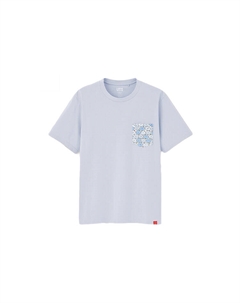 Футболка унисекс светло-голубая, светло-голубой Uniqlo