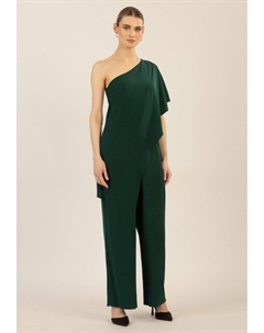Комбинезон ONE-SHOULDER OVERALL, зеленый Apart