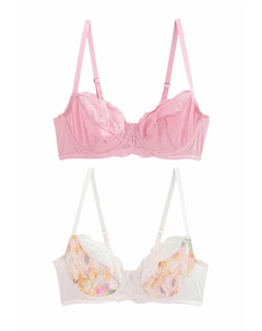 Бюстгальтер на косточках GEORGIE FULL CUP TWO PACK, фуксия Next