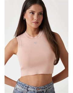 Топ MIT KLEINEM LOGODREIECK, светло-розовый Guess