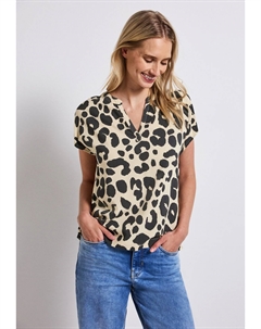 Блуза MIT LEO-MUSTER, бежевый Street one