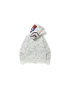 Свитшот Shark Series унисекс, белый A bathing ape®