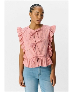 Блуза OBJCILIE REP, светло-розовый Object