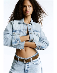 Джинсовая куртка, цвет Light-Blue Denim Pull & bear