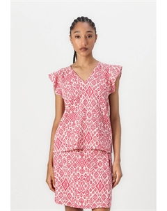 Блуза LINNO, красный Ichi