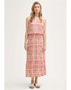 Повседневное платье MIT MUSTER, лососево-розовый Tom tailor