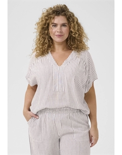 Блуза KCMILLE, бежевый Kaffe curve