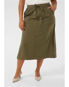 Юбка А-силуэта KCLIAH, цвет Grape Leaf Kaffe curve