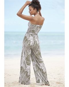 Комбинезон, цвет Khaki Creme Bedruckt S.oliver