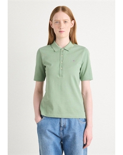 Поло SHIELD, зеленый Gant