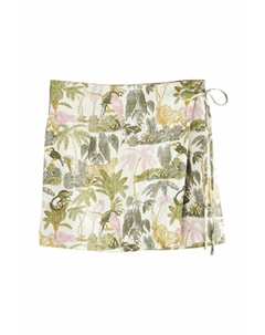 Юбка с запахом REGULAR FIT, бежевый Next