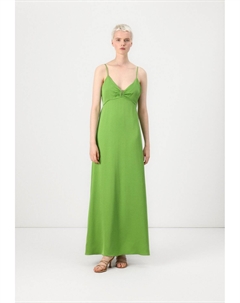 Платье макси SLFLAURINA RING DRESS, оливковый Selected femme