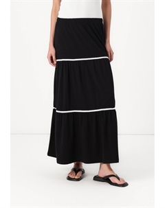 Юбка А-силуэта ERIN CONTRAST SKIRT, черный Jdy