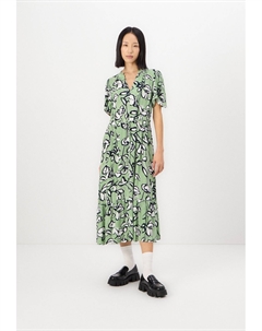 Платье-рубашка DRESS FEMININE PRINTED, фуксия Tom tailor