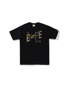 Футболка с логотипом BAPE Tie Dye Bape Sta, цвет Purple letters A bathing ape®