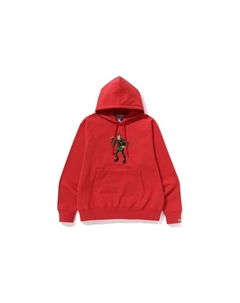 Толстовка-пуловер свободного кроя с принтом BAPE Ape, серый A bathing ape®