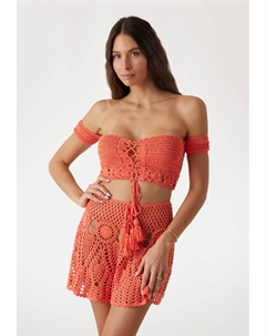 Блуза CROP, оранжевый Guess