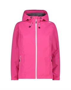 Куртка из хардшелла WOMAN JACKET FIX HOOD, неоново-розовый Cmp